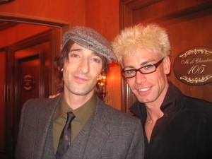Adrien Brody and Murray at the Cathouse Lounge Luxor Las Vegas