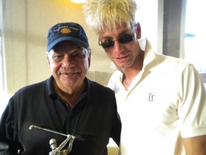 Murray and Cheech Marin at Canon Celebrity Golf Tournament