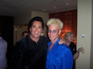 Murray and 'Mr. Las Vegas' Wayne Newton backstage after a show!