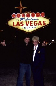 Douglas (Producer at Luxor Hotel) and Murray out on the town in Sin City!