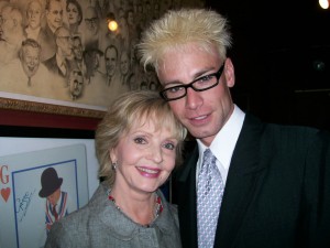 Murray at the Magic Castle with Florence Henderson 'The Brady Bunch'