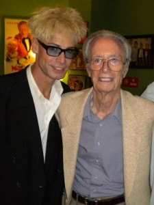 Murray with his Mentor Marvyn Roy 'Mr. Electric' backstage Tropicana Hotel